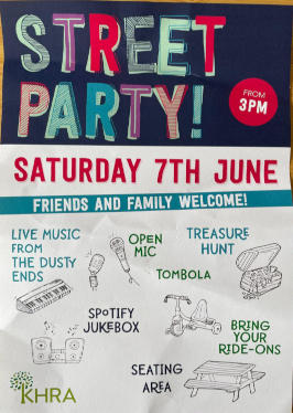 Flyer for Lime Avenue Street Party